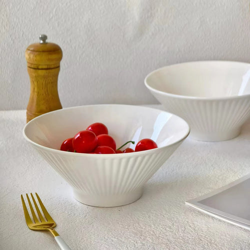 7 Inch Ceramic Ramen Bowl, Japanese Style Donburi Noodle Bowl, Underglaze Color Soup Bowl, Large Capacity Pasta Bowl for Home Dining